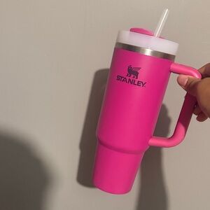 Stanley Vibrant Pink Travel Tumbler